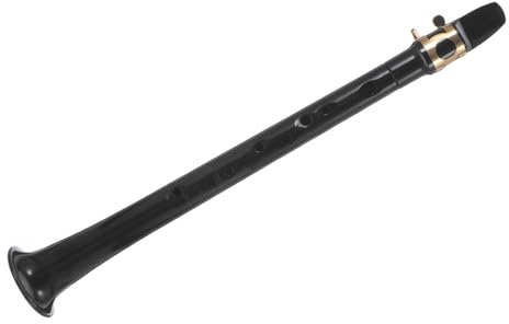 8-loch Taschensaxophon Kleines Kleiner Saxophon Tragbar Schwarz | Kunststoffausführung, Handgefertigt, Holzblasinstrument, Kompakte Bauform