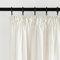 KGORGE Visillos Cocina Cortina Lino Cortinas Translucidas Cortinas Dormitorio Cortas para Riel Visillos Ventanas Cortinas de Casa Cortinas Habitacion, 2 Piezas, 140x145cm, Blanco Marfil