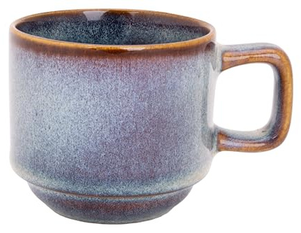 Cosy & Trendy Tassen, Steingut, Jade, Indigo, 360 ml, 6 Stück