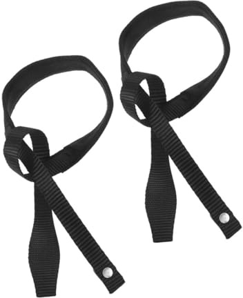 PartyKindom 2 Pièces Dragonne pour de randonnée de randonnée Marche Sangles pour bâtons de randonnée bâtons de Trekking pour la randonnée dragonne de Canne br Nylon Noir