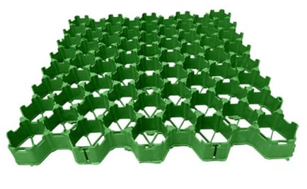 Caillebotis en Gravier, pavés de Jardin, stabilisateur d'allée en Plastique, for allées, pentes, Jardins, aménagement paysager, parkings, Vert(3.8cm-20 Pieces)