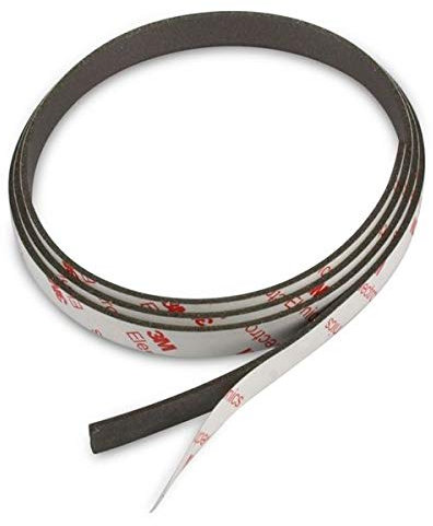 1m Power-Magnetband aus Neodym (magnets4you) - 1000 x 6 x 1,5 mm Rückseite selbstklebend mit 3M Kleber, stark magnetisch + zuschneidbar, 4X stärker als normales Magnetband