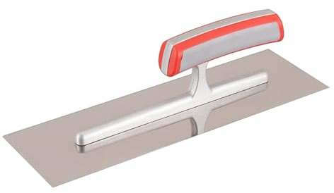 Qurygin Paleta de yeso para paneles de yeso, paletas planas para mampostería – Paleta de juntas con mango ergonómico, paleta ligera, herramienta de hormigón para paredes de hormigón, placas de yeso