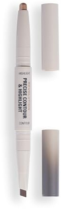 Revolution Beauty, Precise Contour & Highlight Stick, All-In-One Face Makeup Product, Highly Blendable with Matte Finish, Vegan & Cruelty-Free, Light | All-In-One Face Makeup Produkt, hoch mischbar mit mattem Finish, vegan & tierversuchsfrei