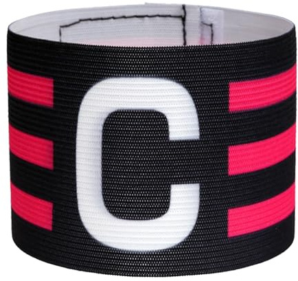 Fascia da capitano di calcio, fascia da braccio sportiva, accessorio per adulti e ragazzi