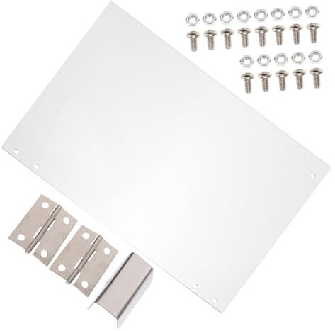 Cabilock Popcorn Machine Door Panel Pvc Thickened Replacement Baffle 28.6 x 21.5 Cm Protective Panel for Commercial Popcorn Maker Use
