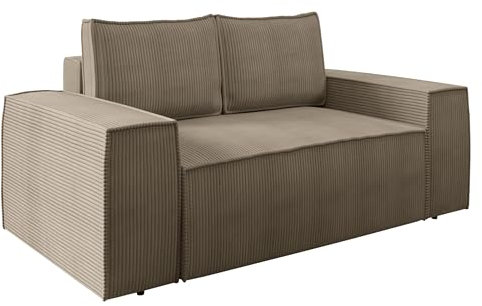 Mirjan24 Schlafsofa Magerio Small mit Bettkasten und Schlaffunktion, Couchgarnitur, 2 sitzer Schlafsofa, Sofa mit Bettfunktion, Schlafcouch, Bettsofa, Couch mit Schlaffunktion (Poso 02)