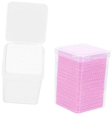 minkissy Professionelle Kleber-wattepads Aus Baumwolle Wischtuch Für Wimpernkleber-entfernung Boxen Mit Ausreichender Menge Für Salon Und Heimgebrauch