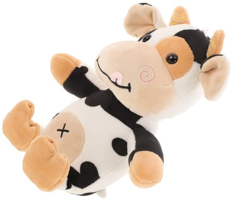 KONTONTY Almohada De Peluche De Vaca para Cumpleaños Juguete De Peluche y Tierno