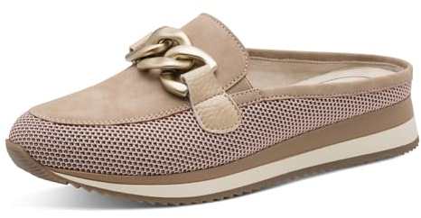 Jana Dam Softline Sabot 8-27360-46 platta sandaler, taupe, 39 EU