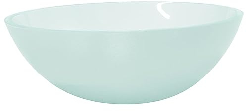 Vasque à Poser, Lavabo à Poser en Verre Lave Main Salle de Bain Verre 50x37x14 cm Dépoli