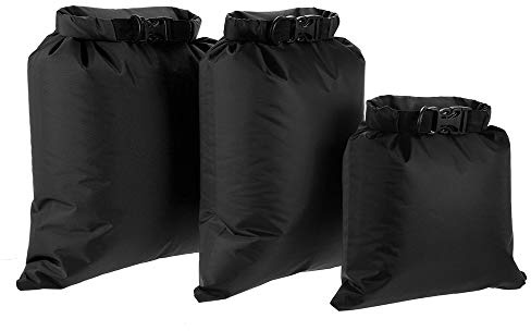 Förpackning med 3 vattentäta torra säckar 3 L 5 L 8 L ultralätta väskor för camping vandring resor