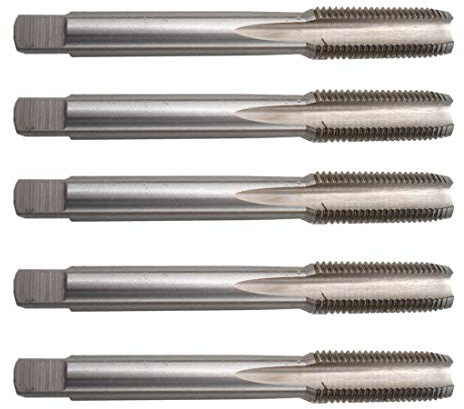 5 Stück HSS STI Gewindebohrer M7 gerade Flute Maschine metrisches Gewinde