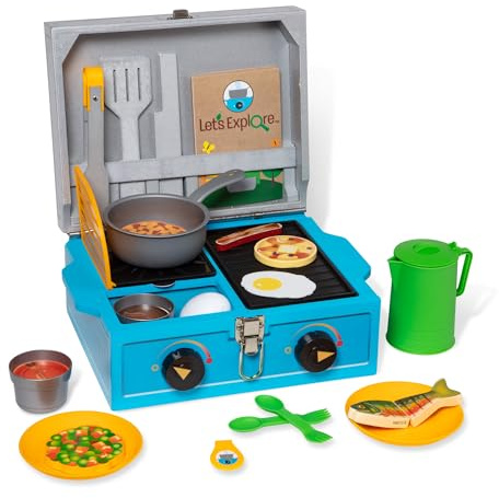 Melissa & Doug Juego De Hornillo De Campamento, Juego De Camping para Niños, Juguetes De Desarollo, 3+, Regalo para Niño O Niña