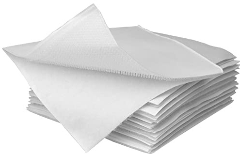 Klettband Klebe Pads, 10x10cm, Weiß, 10er Pack