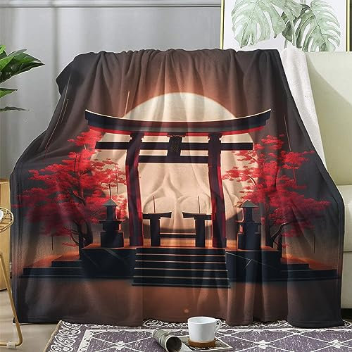 ZDABAOEC Kuscheldecke Flauschig Japanische Decke, Fleecedecke 130x150, Sofadecke & Couchdecke, Weiche Kuschelige Wohndecke Blanket, Klein Decken für Sofa Couch
