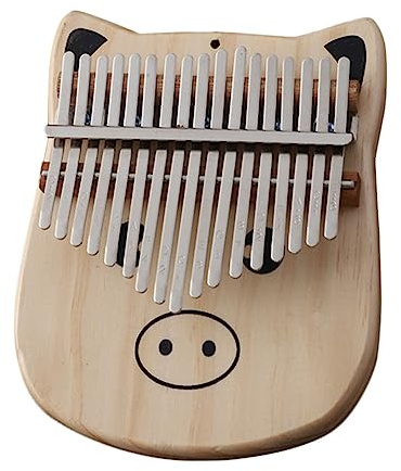 Amosfun 1stück Kalimba Daumenklavier Töne Aus Hochwertigem Holz Cartoon-design Für Anfänger Und Musikliebhaber Tragbares Fingerpiano Mit Polierter Oberfläche Für Einzigartiges