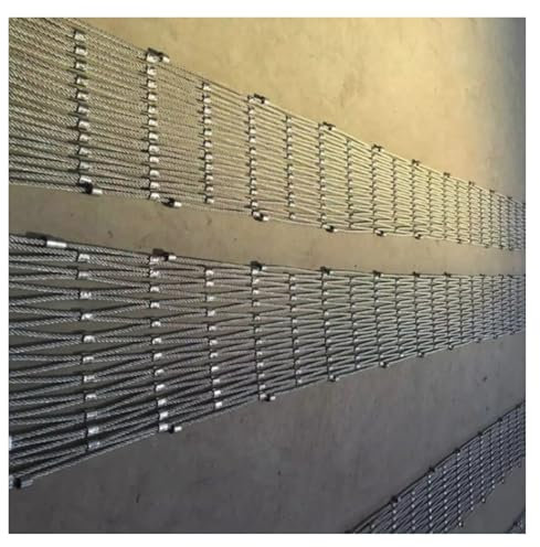 ZHZHXR Multifunktionales Metallgeflecht, 304 Flexibles Edelstahl-Seilgeflecht 1.2mm/10cm Pflanzenkletternetz Mehrzweck-Seilgeflecht(1x5m)