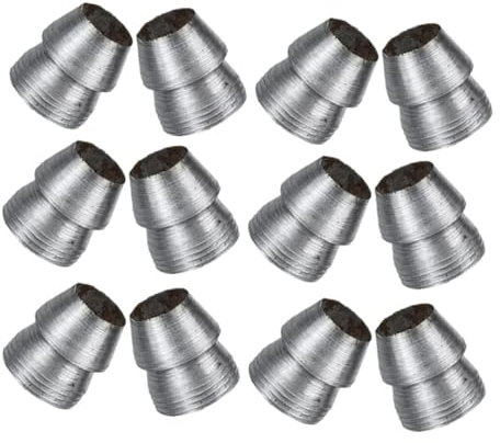 CAXUSD 12 Stück Axtkeil Aus Metall 13mm Kegelkeil Für Hammer Montagebedarf Robust Und Zuverlässig Werkzeugzubehör Für Heimwerker