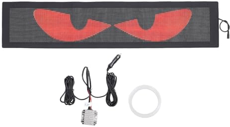 Flexible LED-Digitalanzeige, 32 X 160 Punkte Programmierbare APP-Steuerung Benutzerdefiniertes Textmuster Animation LED-Ladenschild, Bluetooth-Laufwerbung LED-Schild