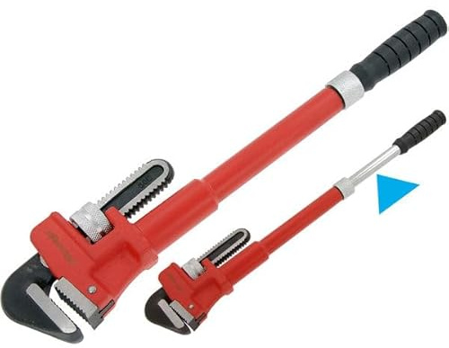 Neilsen CT6109 70in Telescopic Pipe Wrench - Heavy-Duty and Adjustable, Ideal for Large Pipes and Fittings