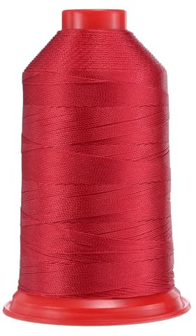 QUARKZMAN 962 Yardas Hilo de Coser de Nylon Bondado Tamaño 630D/3 Rojo