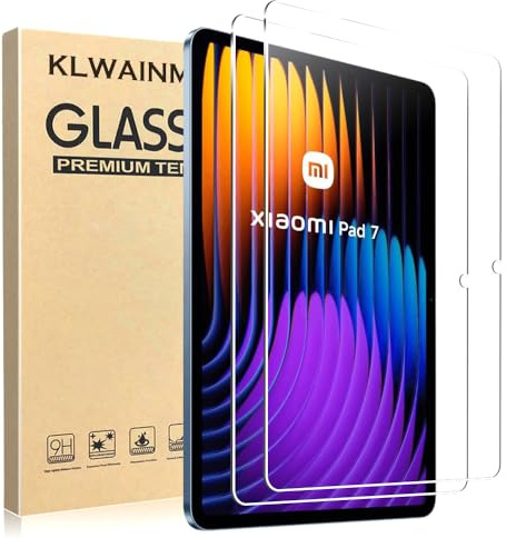 KLWAINM [2 Pièces] Verre Trempé pour Xiaomi Pad 7/7 Pro 11.2 Pouces Film de Protection d’écran Tablette Glass Protecteur 9H HD Anti-Rayures Anti-Bulle