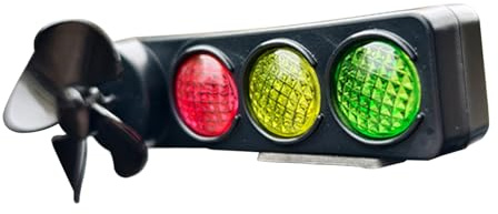 Generico Luci LED per Moto, Piccola Lampada Per Il Traffico Per Veicoli Elettrici, Ornamenti Mulino a Accessori Motocicletta, Illuminazione Sicurezza Notturna per Guida