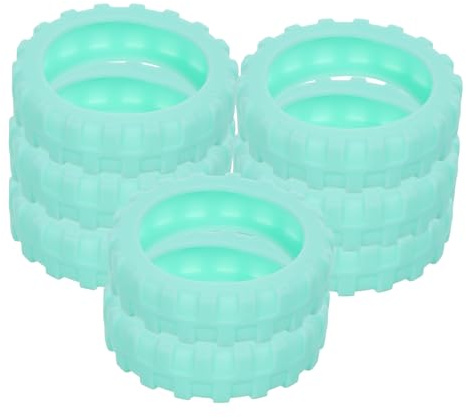 SUPVOX Copertura Protezione 8 Antiscivolo Valigia Ruote e Pezzi Silicone per in Resistenti Trolley Viaggio