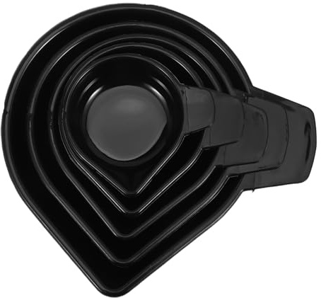 VALICLUD Lot de 5 Plateaux de Pesée Plastique Solide Bec Verseur Étroit, Mini Coupelles pour Pesage Précis de Poudres, Époxy, Aliments et Bijoux, Plateau de Pesage de Laboratoire Portable