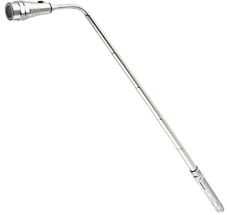 Lampe de poche LED extensible magnétique, lampe de poche télescopique avec