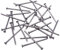 SKIR'CO (1700pcs) Clous de construction en acier 2.0 x 40mm Tête ronde plate Clous en fil de fer pour bois