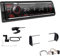 Kenwood KMM-BT408DAB 1-DIN Digital Media Receiver Autoradio DAB+ Bluetooth USB Einbauset passend für Volkswagen VW New Beetle und New Beetle Cabrio 1998-2010 schwarz