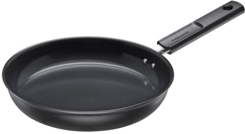 Fiskars Bratpfanne, Hard Face, Durchmesser 24 cm | Für alle Kochfelder geeignet, Antihaftbeschichtung, Kratzfest, Aluminium/Kunststoff, Schwarz, 1075458