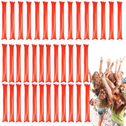 Thunder Sticks Noise Maker, Bastoncini Colorati da Cheerleading bastoni gonfiabili, Resistenti all'Usura, per Feste, tifo per Feste e Portatili