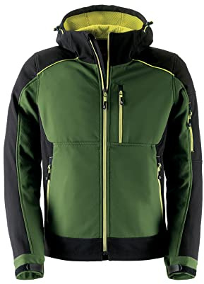 DYNAMIC SOFTSHELL JACKET GREEN/BLACK M
