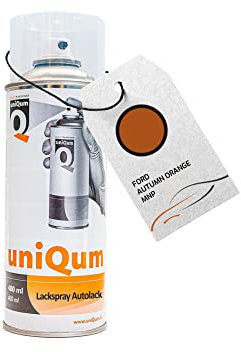 uniQum Autolack Spraydose für Auto fürs FORD AUTUMN ORANGE MNP Autolack Reparatur 400 ml