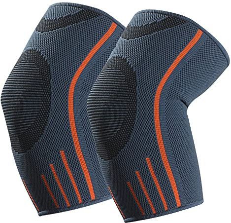 LTLCLZ 1Paar Sport Ellenbogenbandage Atmungsaktive Ellenbogenschützer Basketball Volleyball Fitness Gym Verstellbare Armmanschette Knieschützer Sportsicherheit,Schwarz,XL