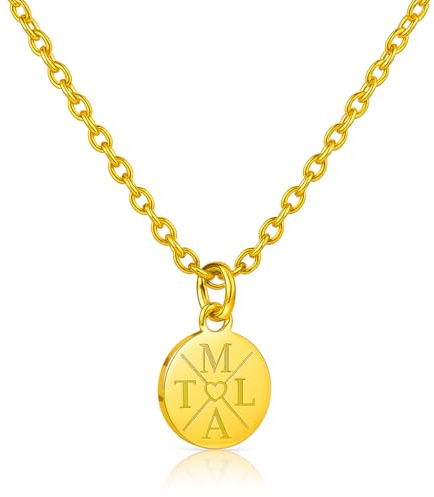 Personalisierte Kette mit Gravur als Geschenk für Frauen | zur Geburt | zur Hochzeit | für die Freundin | für Mama