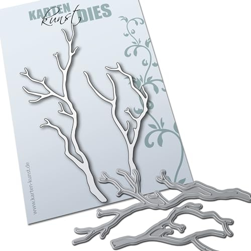 Karten-Kunst Stanzschablone kk-D185 Stanze Twigs Schneideschablone