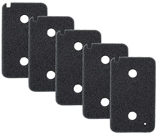 5 Stück 9499230 Filter für Wäschetrockner,Wärmepumpentrockner Fein/Grob 220 x 130 x 30mm Schwammfilter Schaumstofffilter Ersatzteile[Energieklasse A+++]