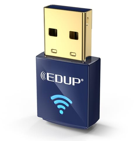 EDUP USB Bluetooth WiFi Adapter for PC, Bluetooth 4.0 Adapter, Wireless Nano USB Network Adapter 2.4Ghz 150Mbps, Only Compatible with Windows 11/10/7/8/8.1