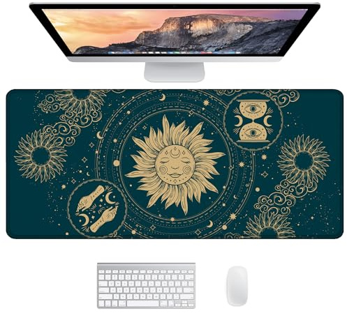 Schreibtischunterlage XXL Mauspad Gaming Mousepad XXL, Mauspad 900x400 mm | Desk Mat Gaming Mauspad Gaming XXL Laptop Unterlage Desk Pad - Großes Mauspad XXL Gaming Deko (Tarot)