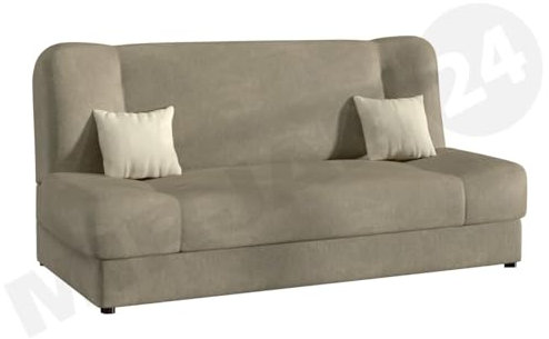 Mirjan24 Schlafsofa Jonas Premium, Bettsofa Sofa mit Bettkasten und Schlaffunktion Dauerschläfer-Sofa Couch Schlafcouch Wohnlandschaft (Bizon 2113 + Bizon 2112)