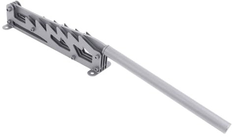 DAUZ Log Kindling Splitter, Safe Stable Carbon Steel Wall Mounted Kindling Splitter for Fireplace for Campfire (Silver)