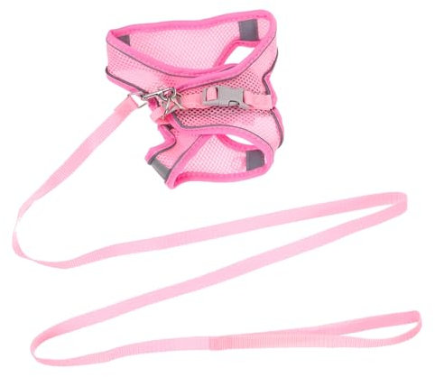 YARNOW 4sätze Hundegeschirr Mit Leine Atmungsaktives Und Reflektierendes Hundegeschirr Für Kleine Und Mittelgroße Hunde Für Outdoor-aktivitäten Und Teiliges
