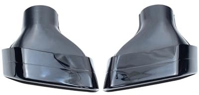 Kompatibel mit BMW 5 Series G30 G31 520i 530i 528i Upgrade-Auto. Auspuffblende aus Edelstahl 304, schwarz beschichtet, rechteckiges Schalldämpfer-Endrohr.(Silver)
