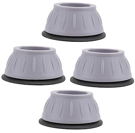 Anti Rutsch Vibrationspads für Möbel und Geräte aus Tpu Pp | 4 Stück-pack, Feuchtigkeitshemmend und Leicht zu Reinigen, für Heimgebrauch, Passend für Trockner und Stuhl