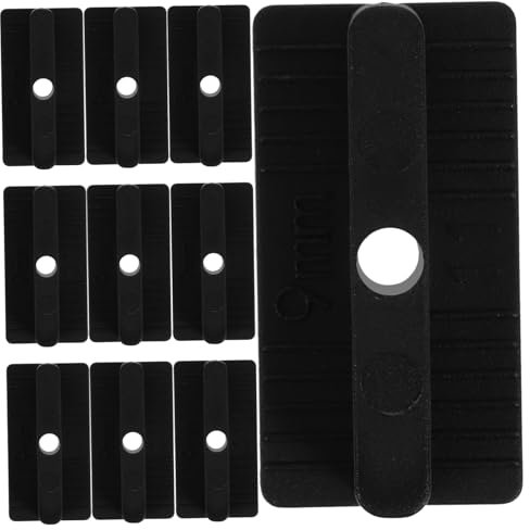 DIYEAH 200pezzi Fissaggi Nascosti Per Tavole Di Pavimentazione in Composito Clip Per Pavimentazione in Composito Fissaggi Nascosti in Plastica Adatti Per Parchi e Giardini Esterni Resiste