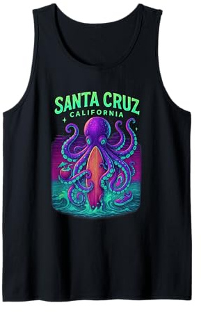 Santa Cruz Kalifornien Beach Surfer Skater Tank Top